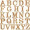 Wooden Alphabet Letters for DIY Crafts, 3D Letters for Home Wall Decor (4 In, 2 of each Letter, 52 Pieces)